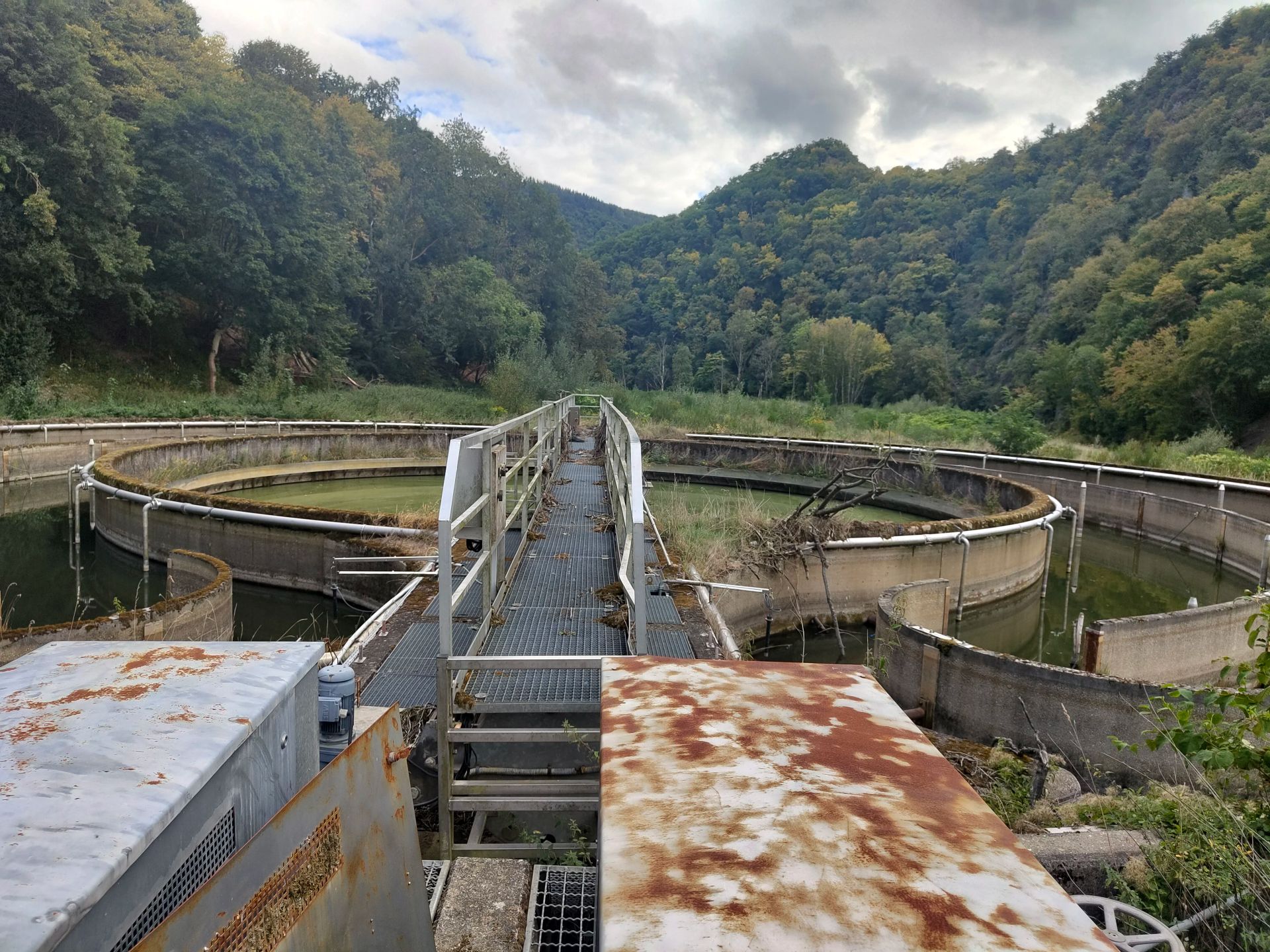 Previous sewage treatment plant