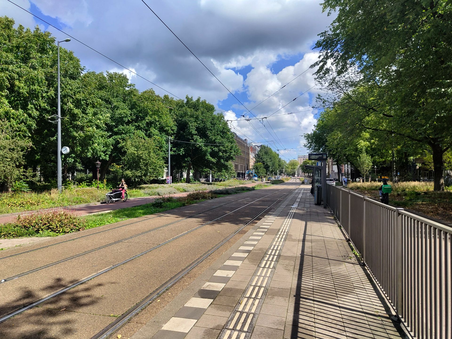 Tram station on the way to the hotel
