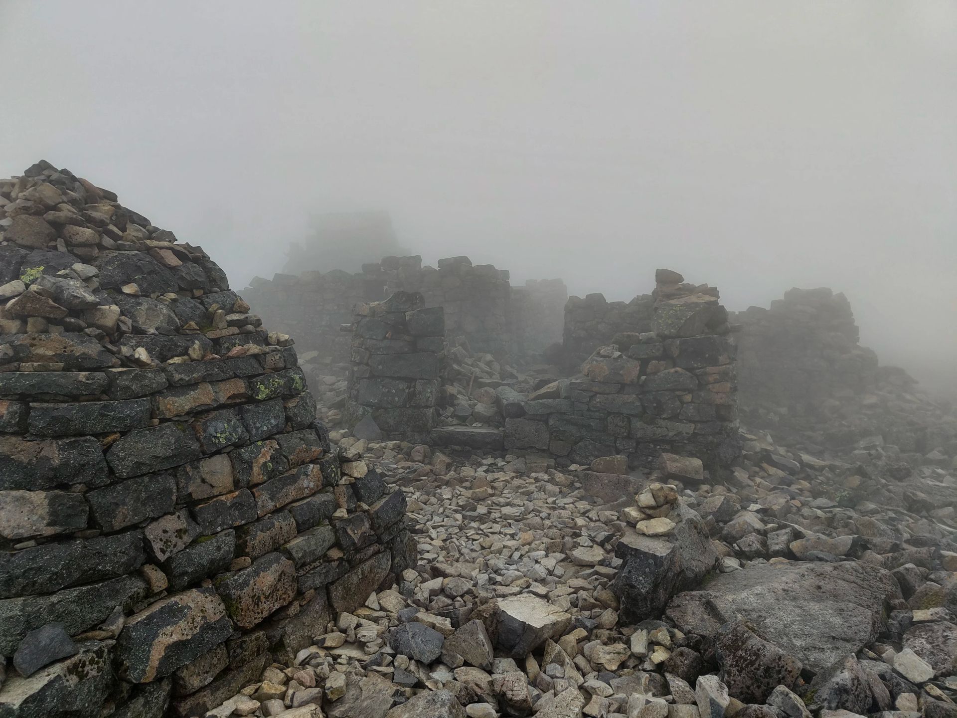 Some broken or half-built houses