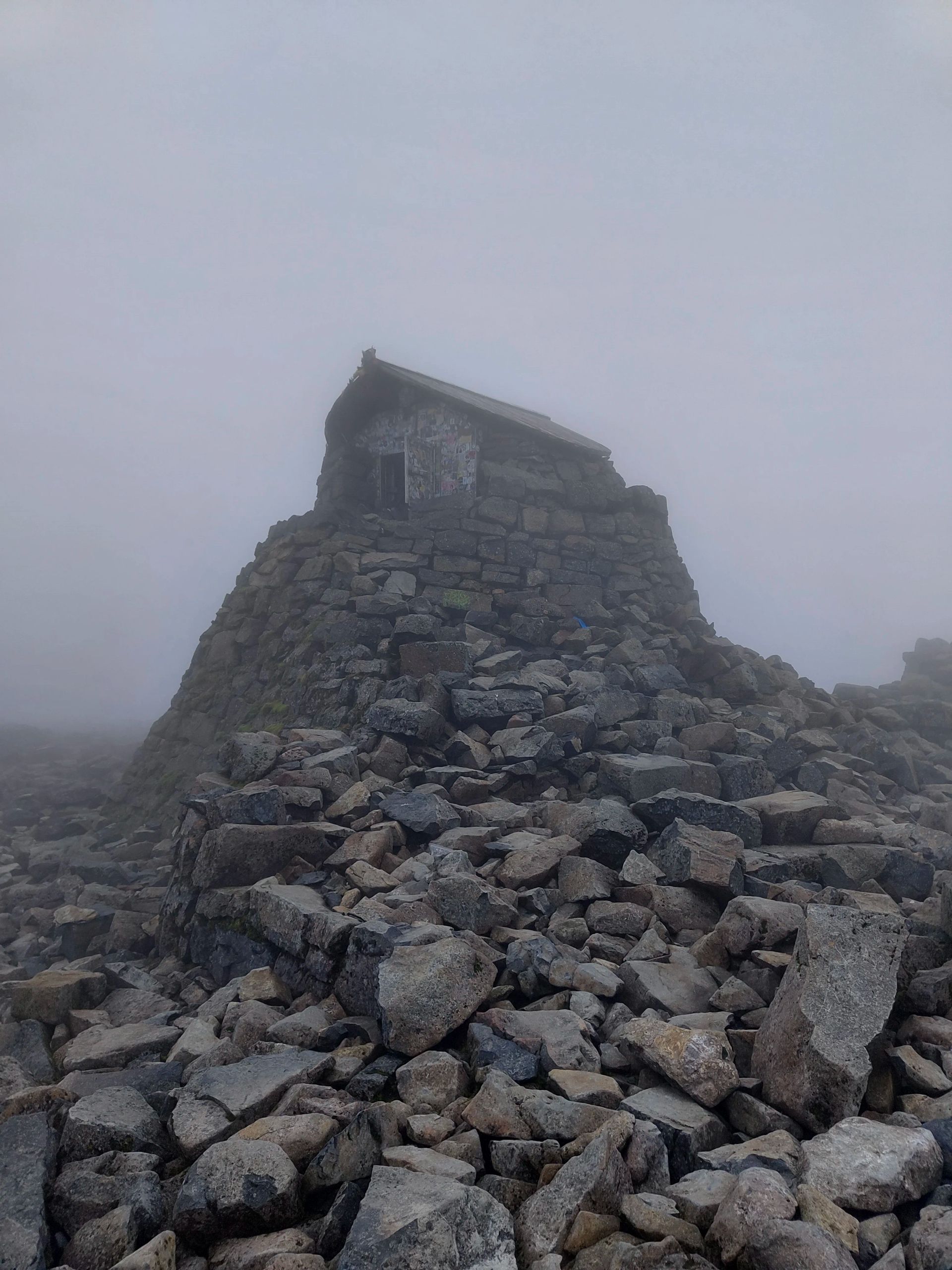 The refuge next to the top