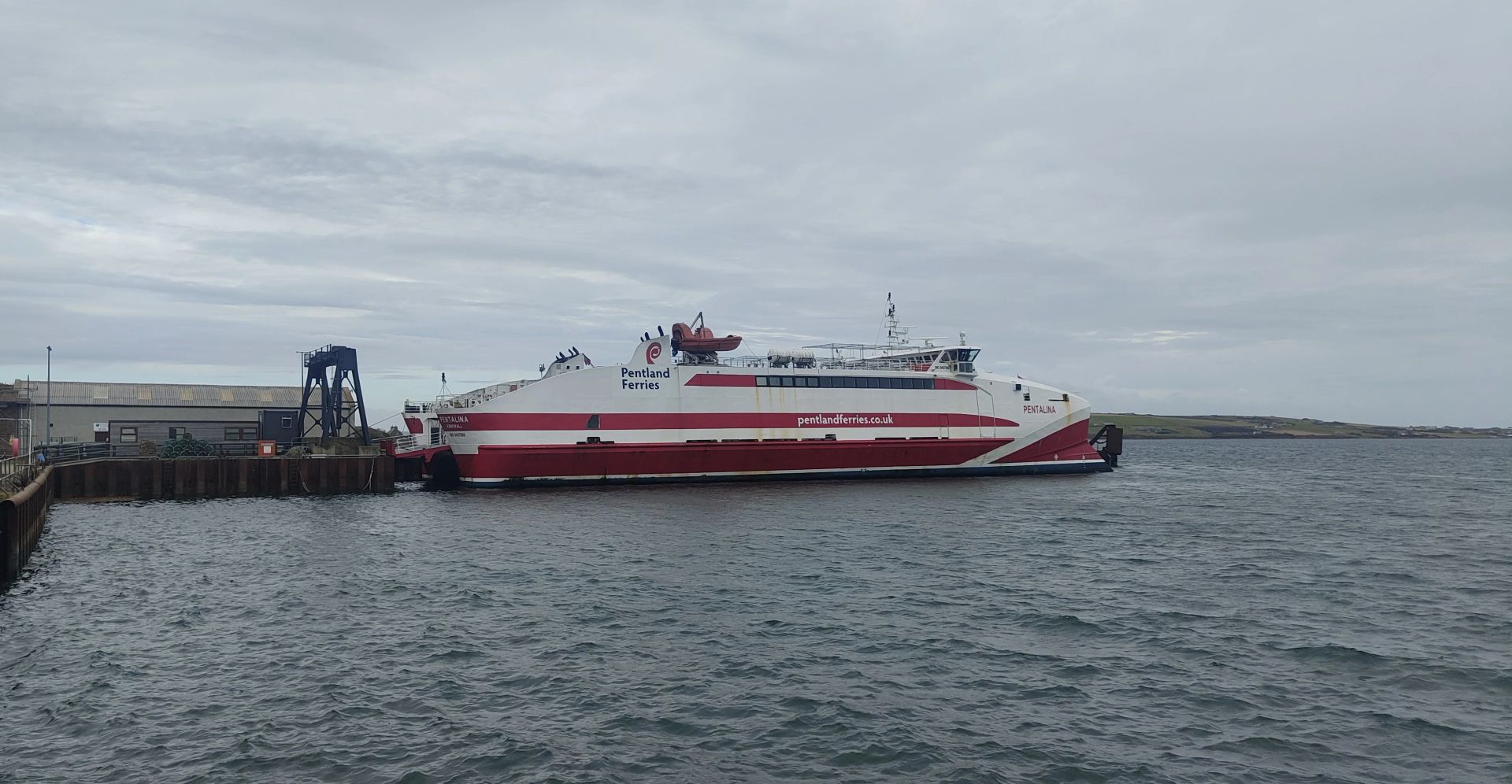 Pentalina bringing us back to the main island