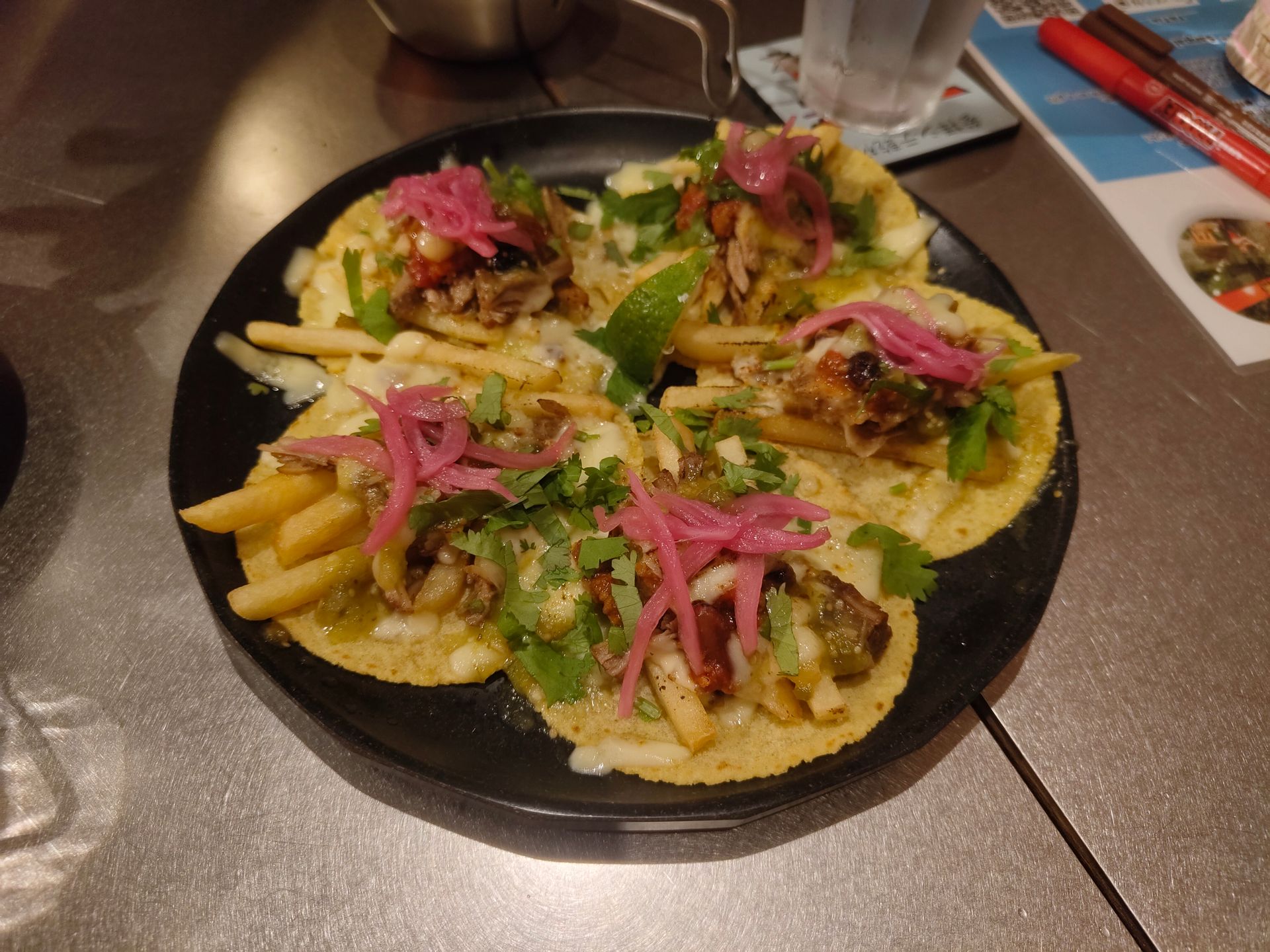 LA-Tacos mit Pommes